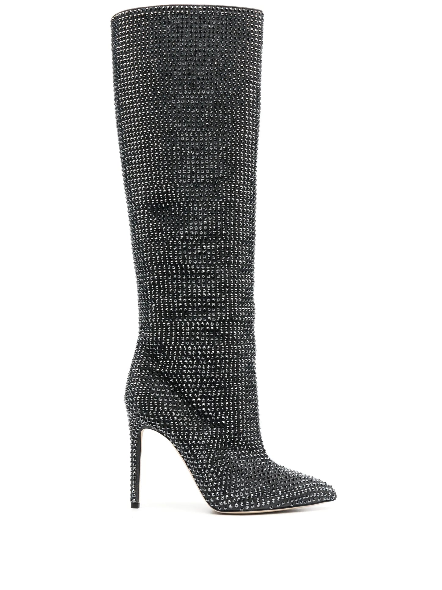 Bottes Haute-Couture Strass – Talon Aiguille & Bout Pointu