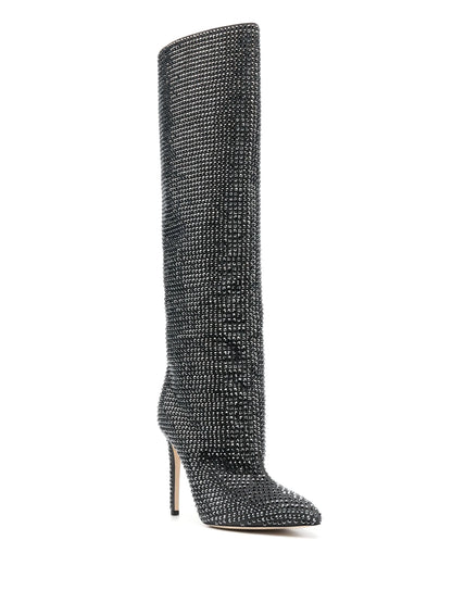 Bottes Haute-Couture Strass – Talon Aiguille & Bout Pointu