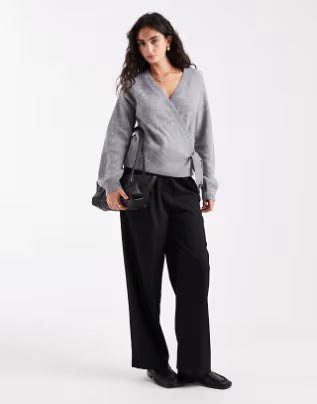 Gilet Asymétrique en Laine