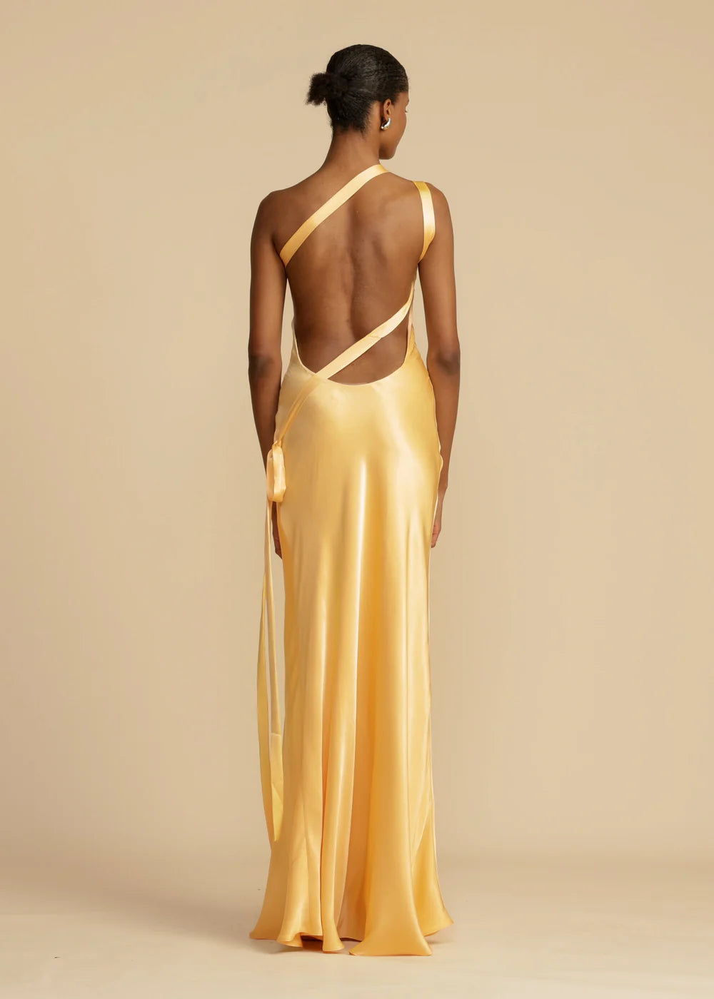 Robe Longue Satinée Femme