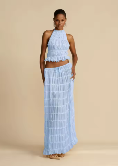 Ensemble été blanc style bohème