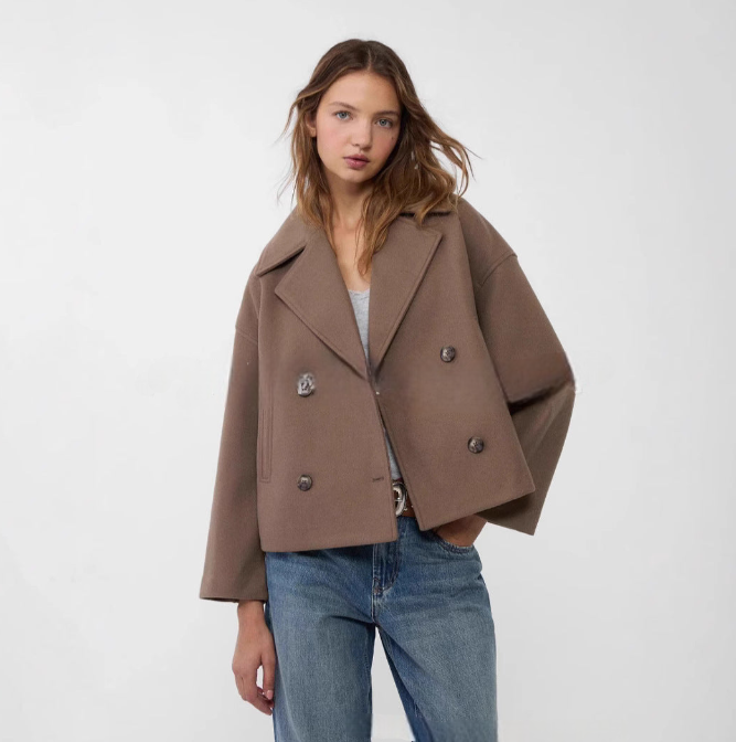 Veste courte en laine