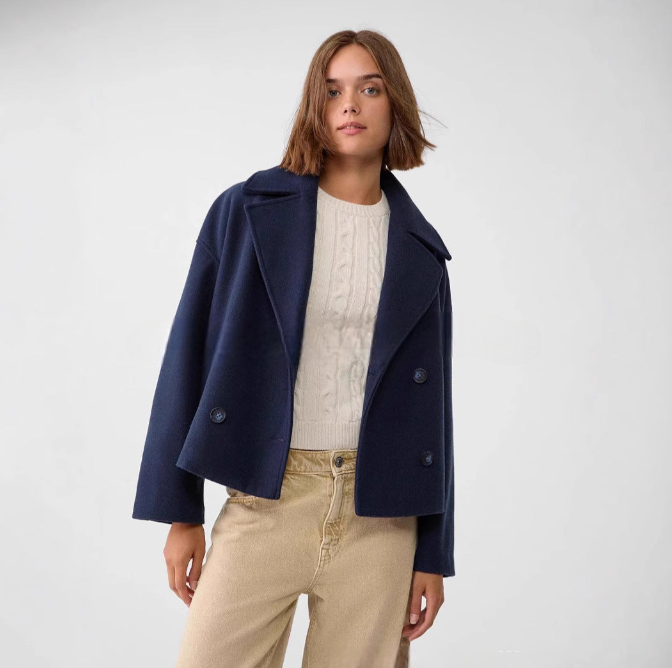Veste courte en laine