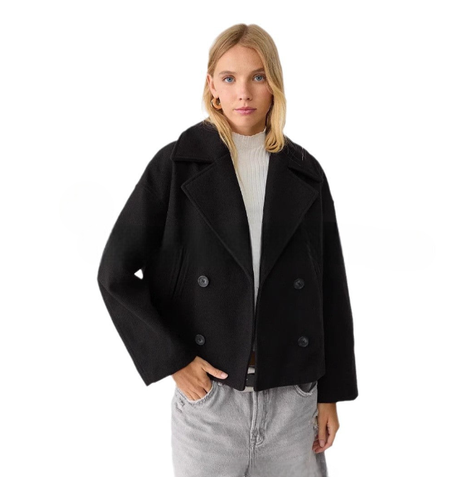 Veste courte en laine