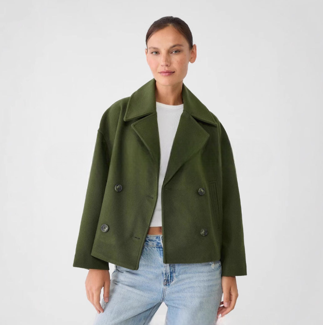 Veste courte en laine