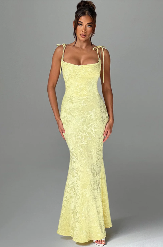 Robe Longue dos nu à Lacets