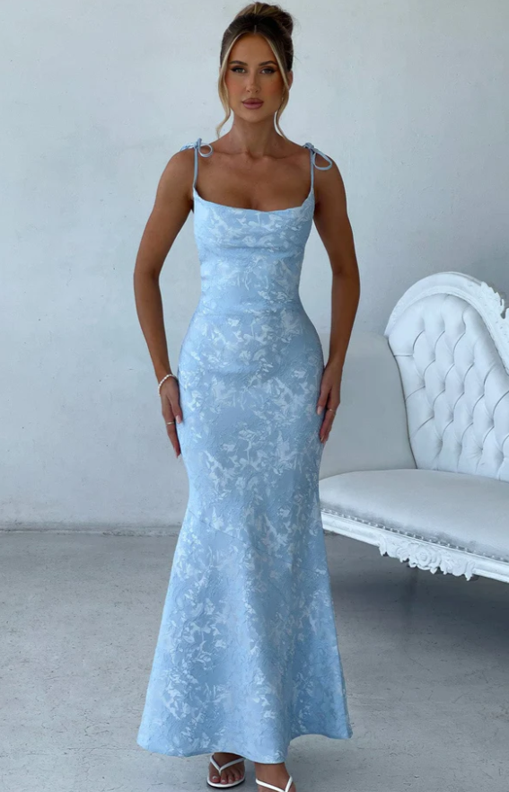 Robe Longue dos nu à Lacets