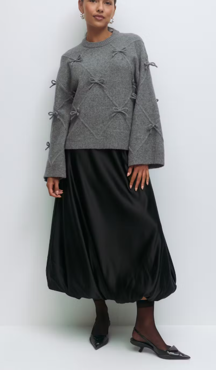 Pull à noeud tricoté