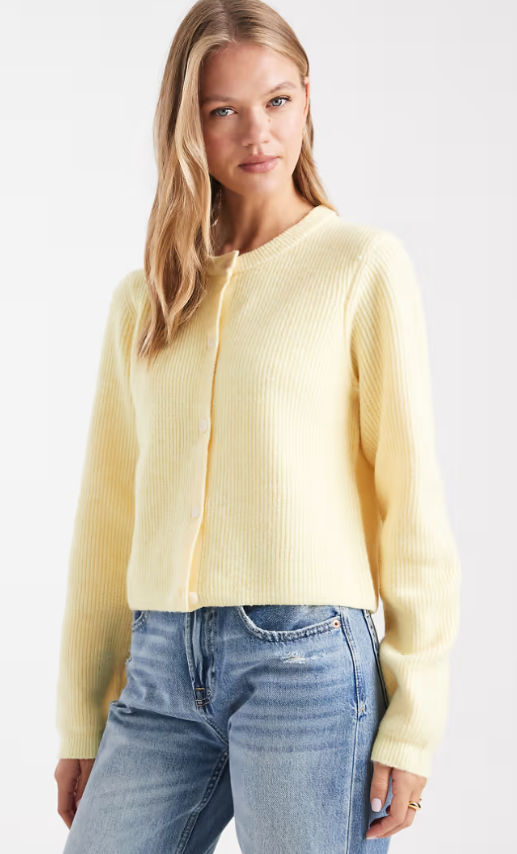 Gilet en maille boutonné