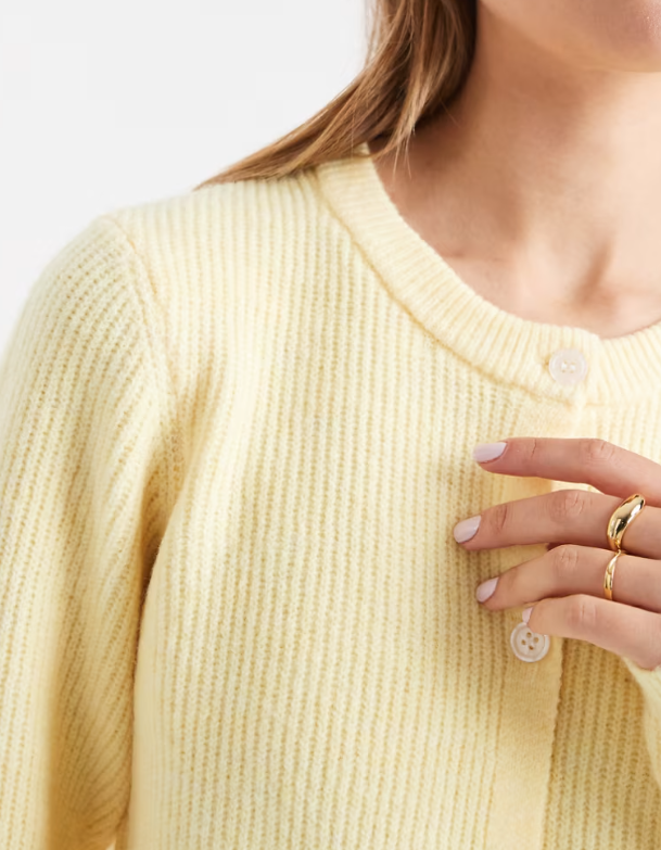 Gilet en maille boutonné