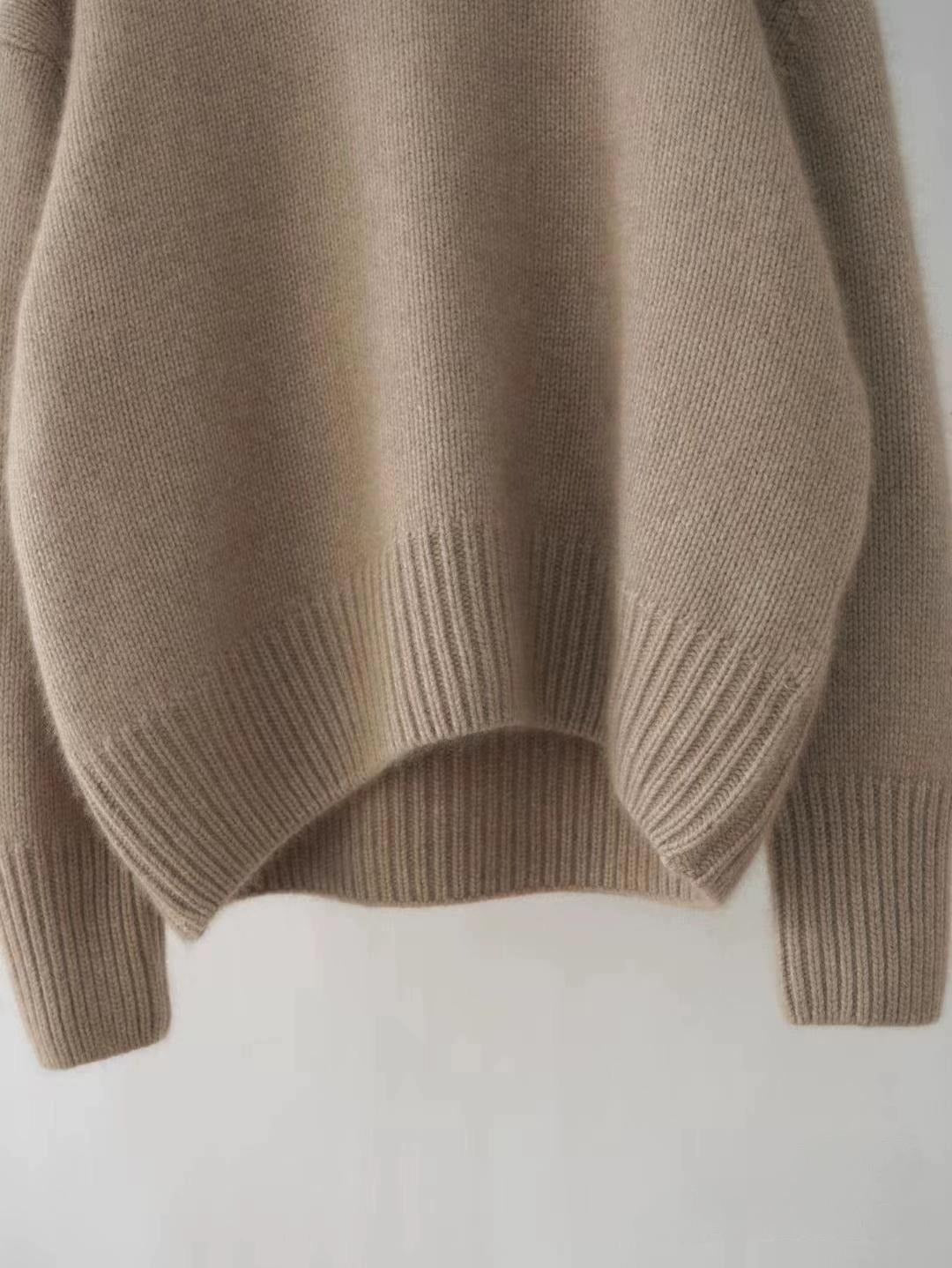 Pull Col Roulé Femme – Maille Épaisse