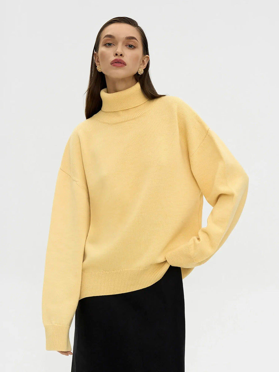 Pull Col Roulé Femme
