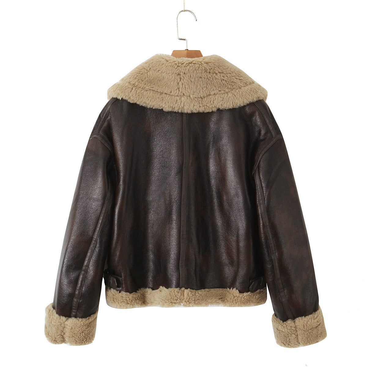Fur Integrated Women's Jacket Lapel Short Autumn And Winter Wholesale Manufacturer Personalized Street Style Fur Integrated