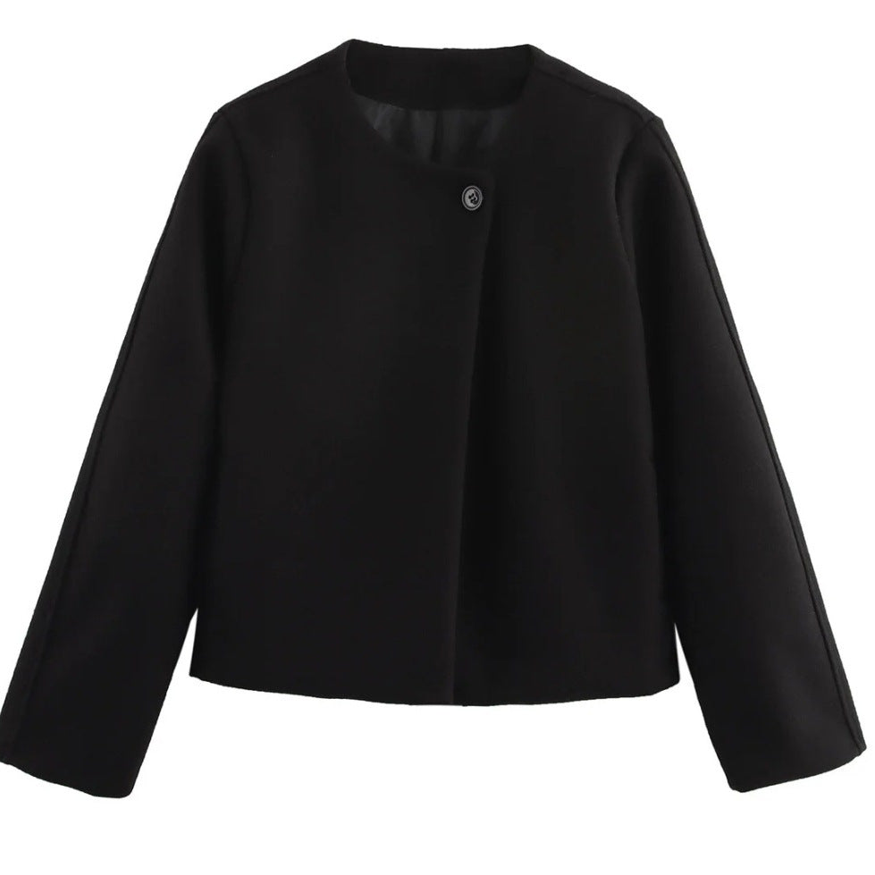 Cross-border European And American Women's AliExpress Explosions Thickened Woolen Coat