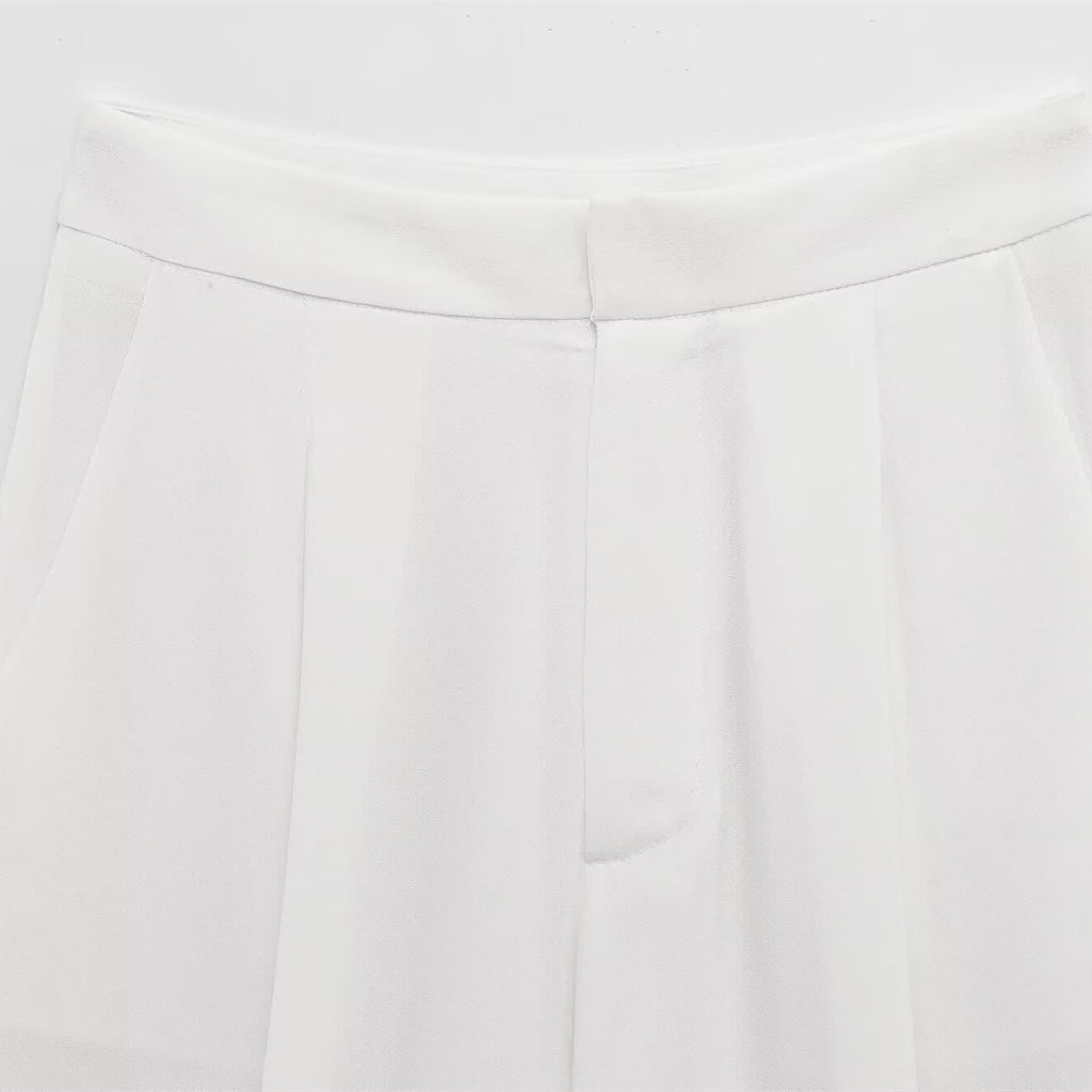 Gilets asymétrique sans manche et Pantalon large