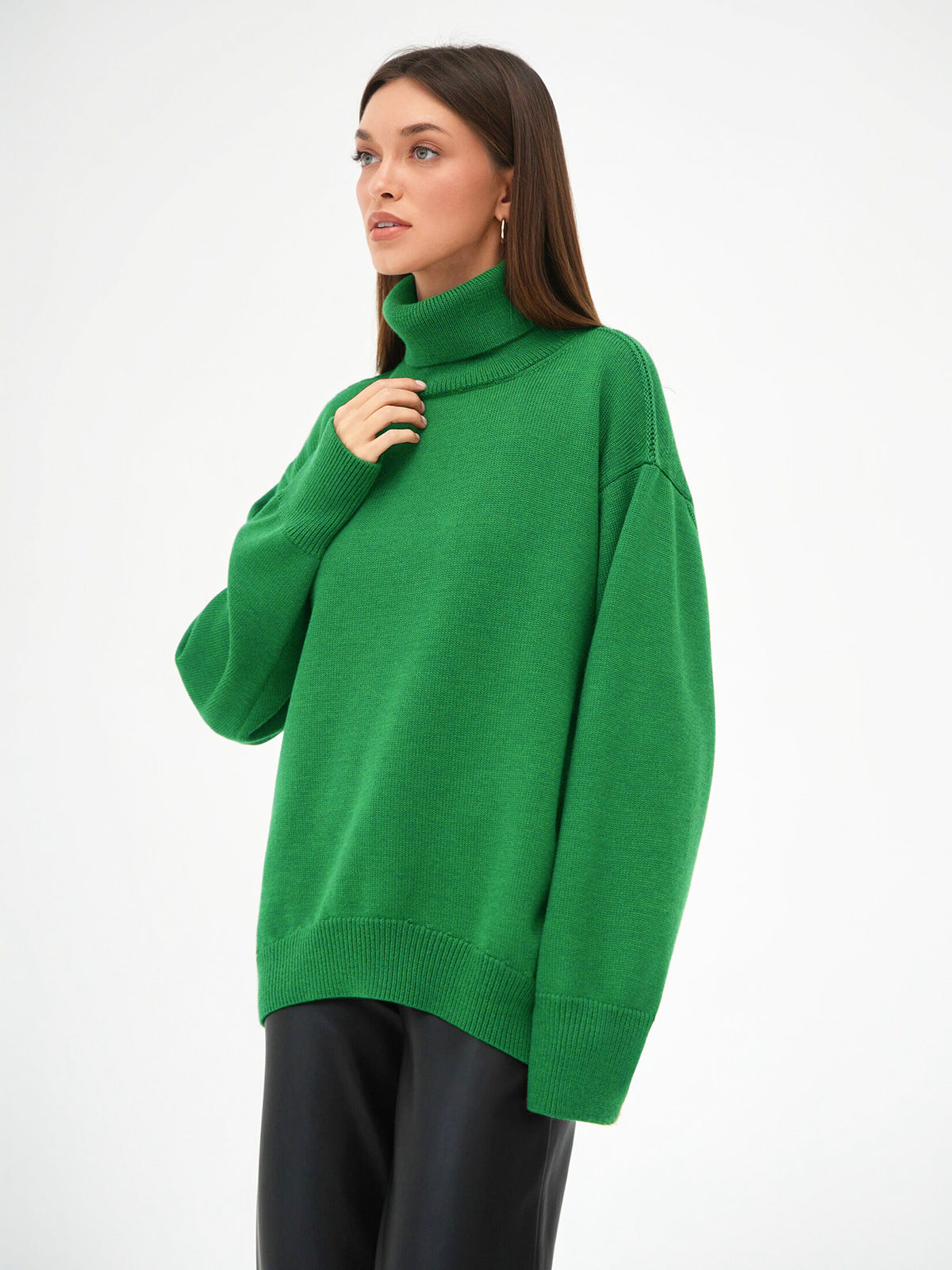 Pull Col Roulé Femme