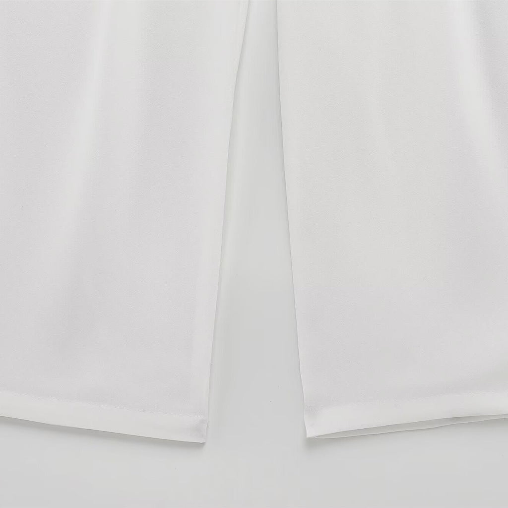 Gilets asymétrique sans manche et Pantalon large