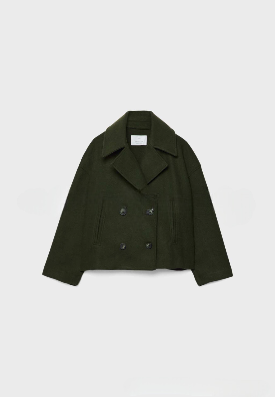 Veste courte en laine