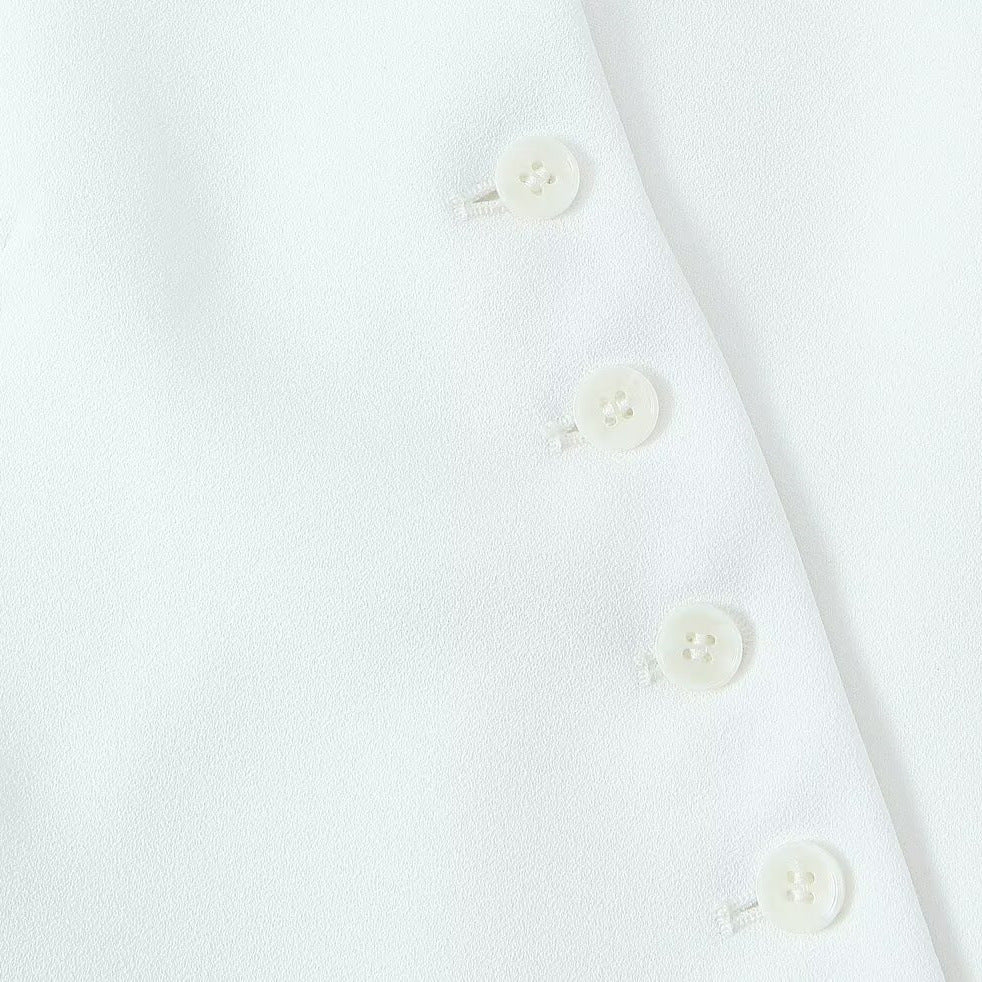 Gilets asymétrique sans manche et Pantalon large