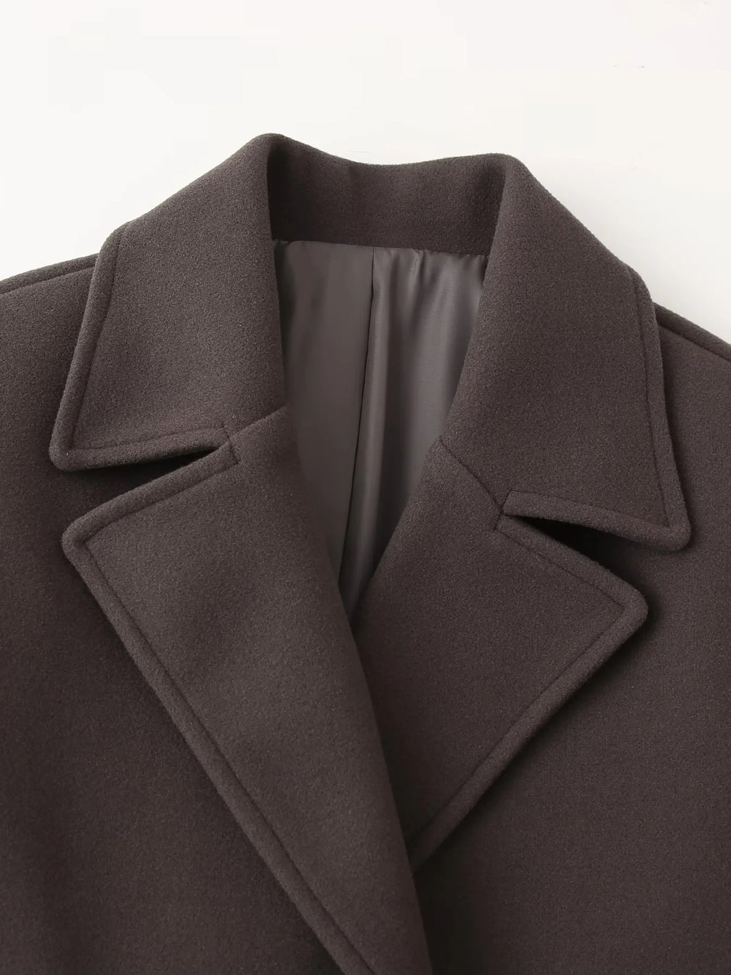 Manteau court en laine