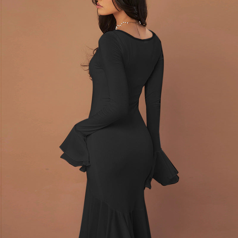 Robe longue noir