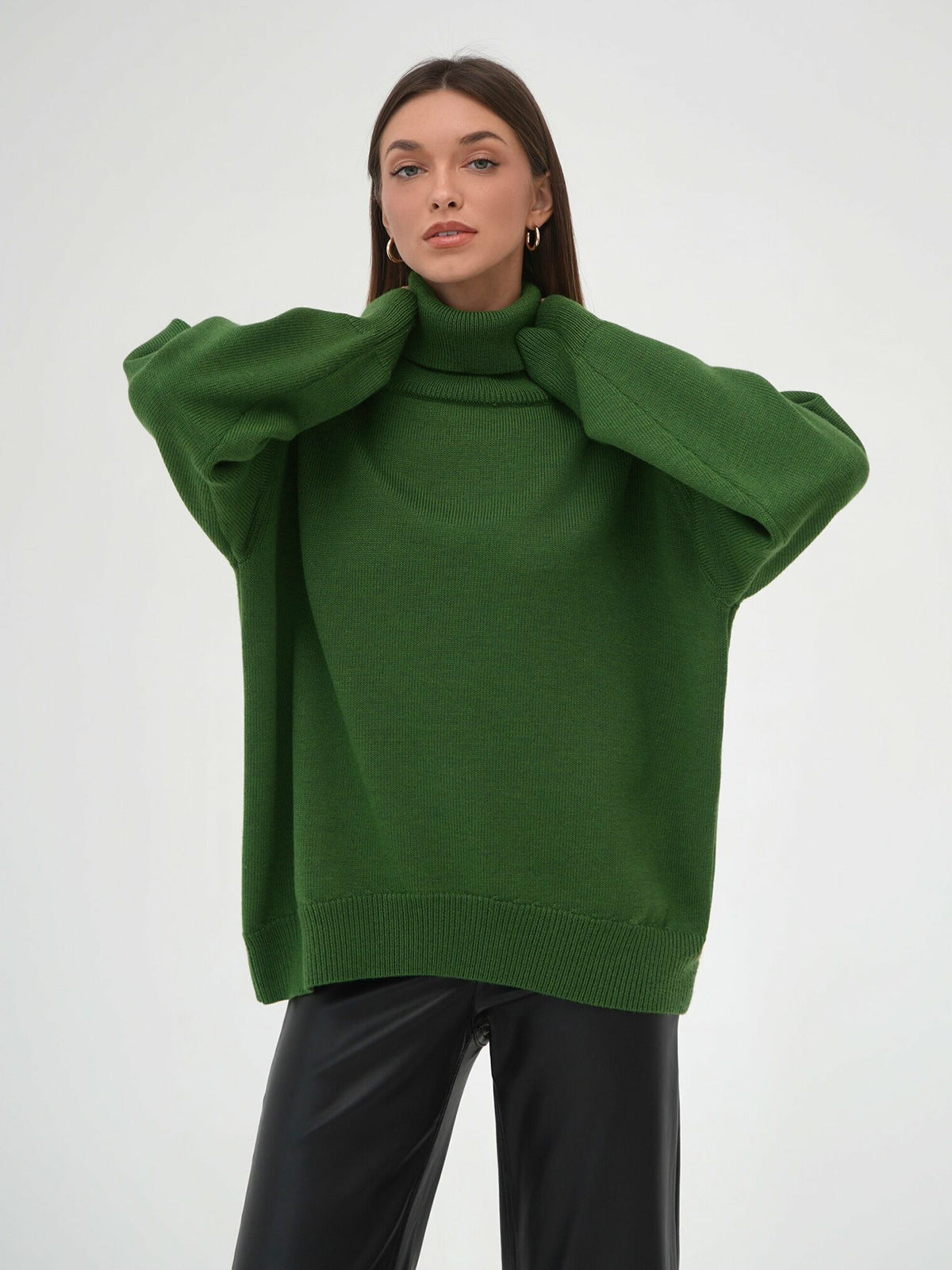 Pull Col Roulé Femme