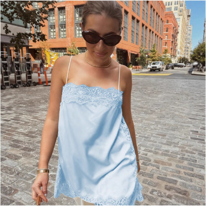 2025 Amazon European And American Lace Patchwork Solid Color Women's Sexy Hot Girl Style Camisole