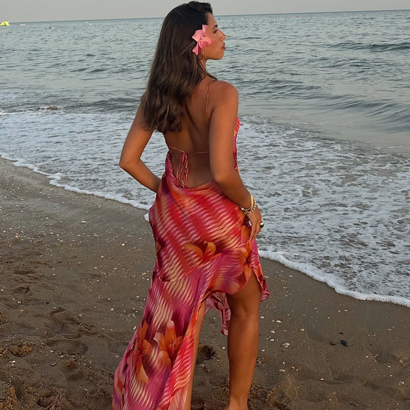 Robe Longue Fleur Tropical