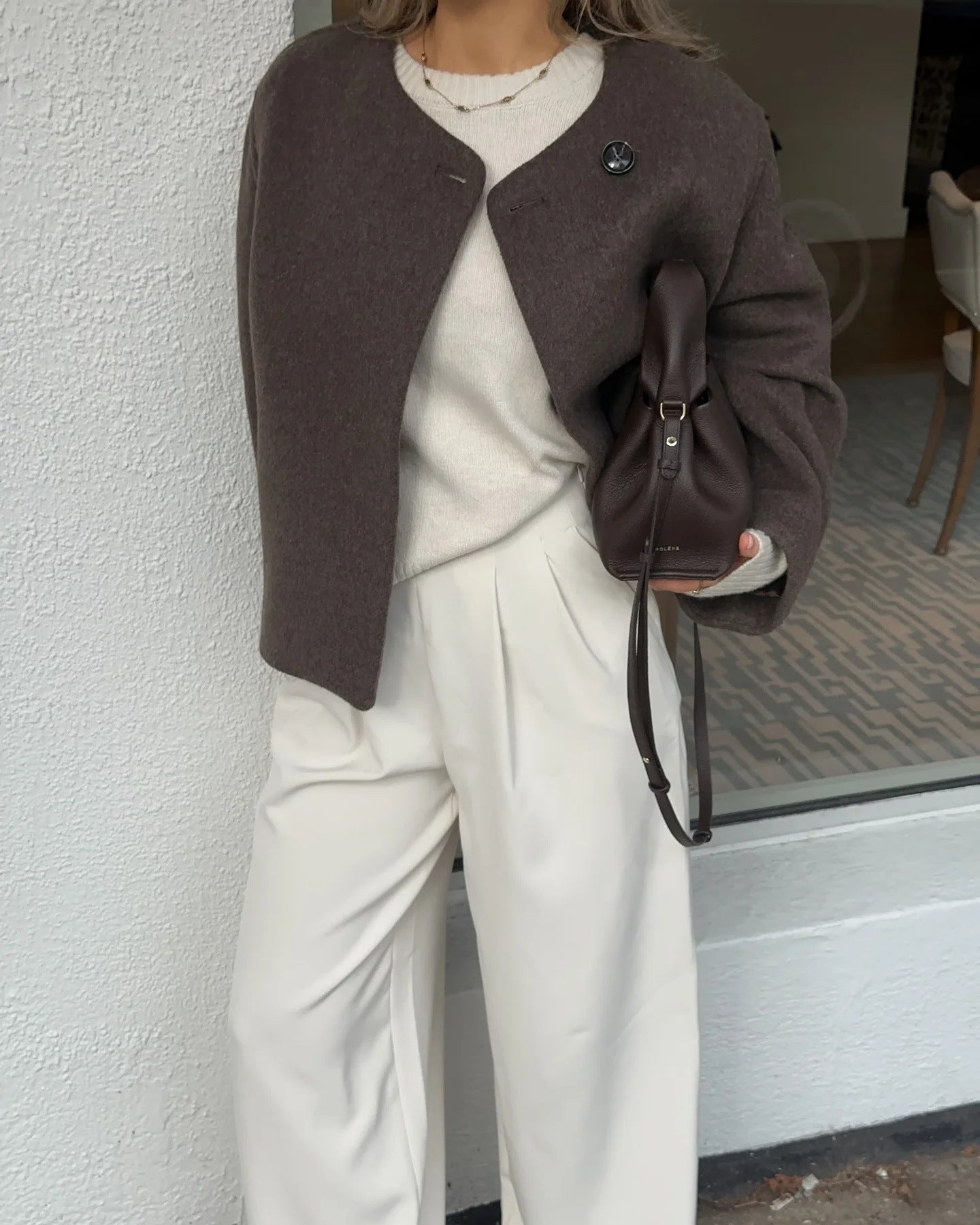 Manteau boutonné