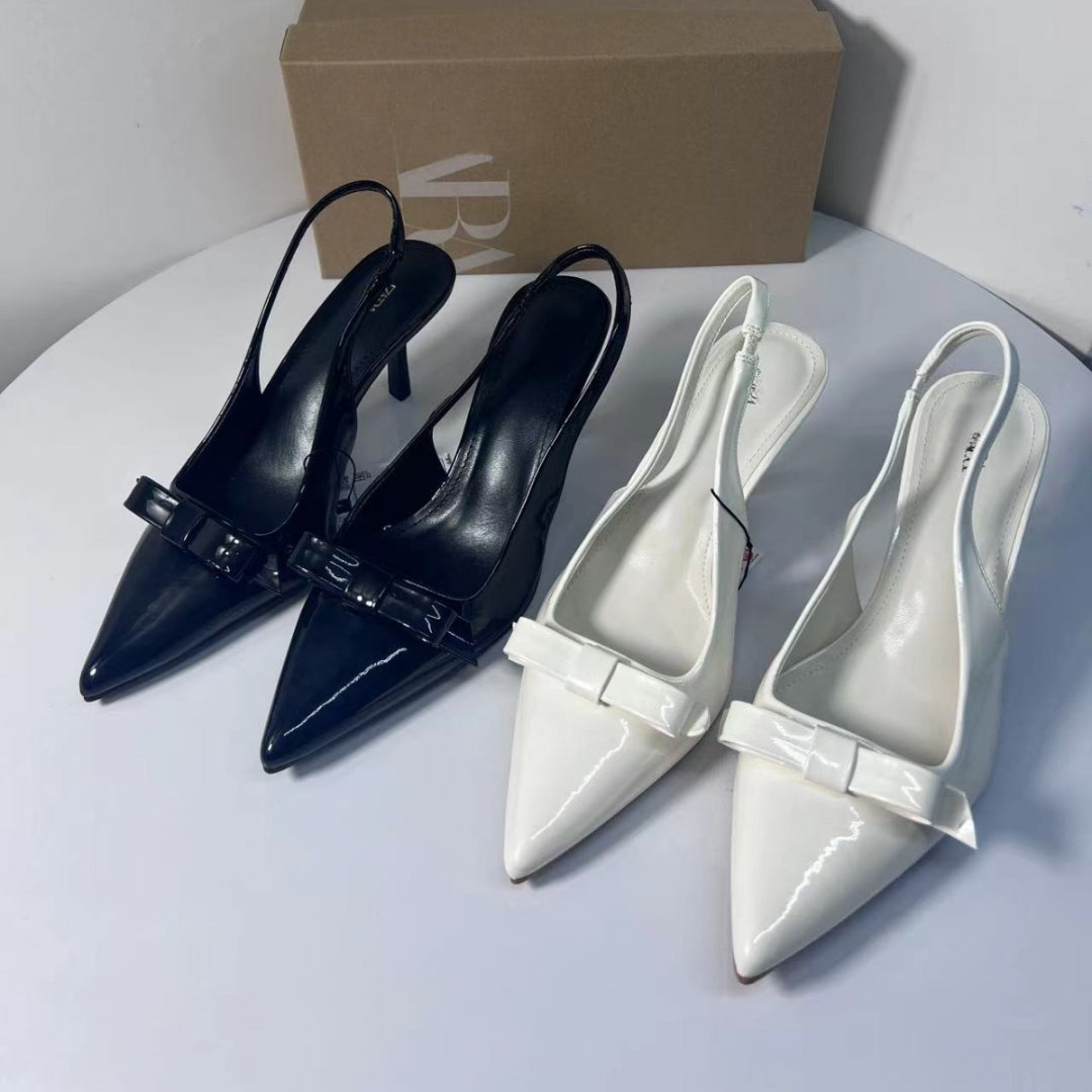 Escarpins Vernis Style Femme à Talon Pointu