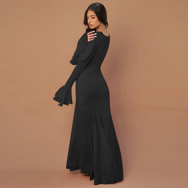 Robe longue noir
