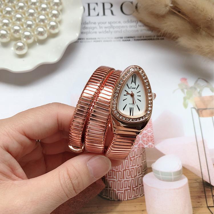Snake Watch Copper Strap Watch Factory Wholesale Women's Bracelet Watch Wholesale Wantong Watch Industry CUSSI