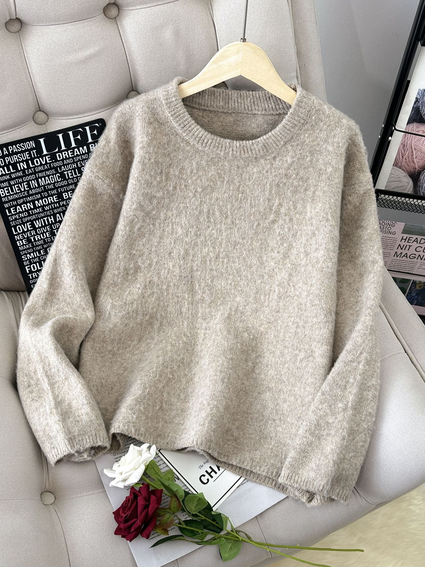 Pull en Mohair Femme