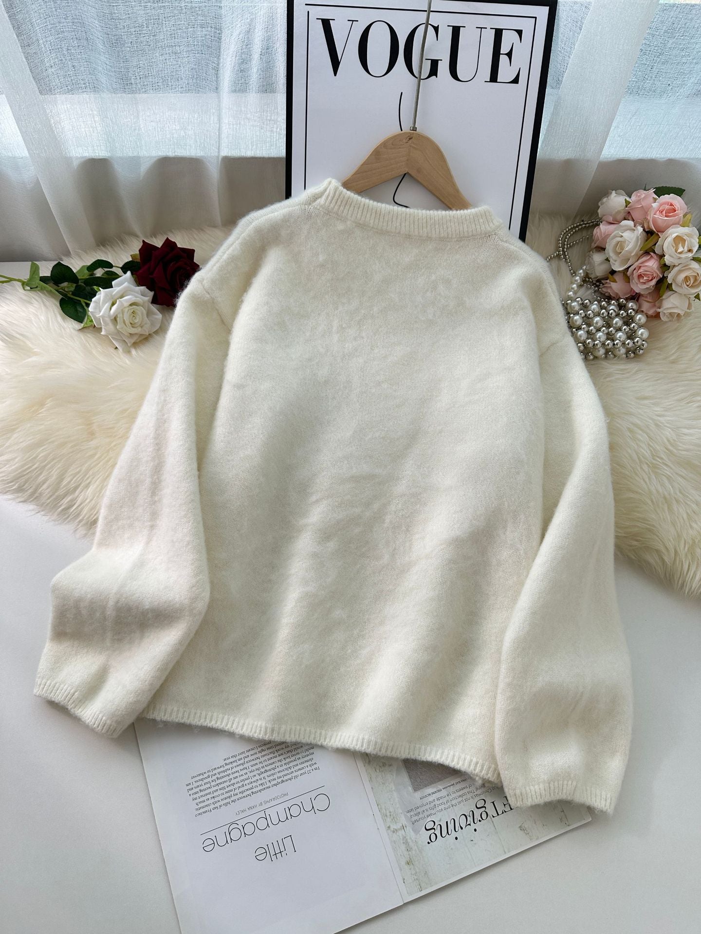 Pull en Mohair Femme