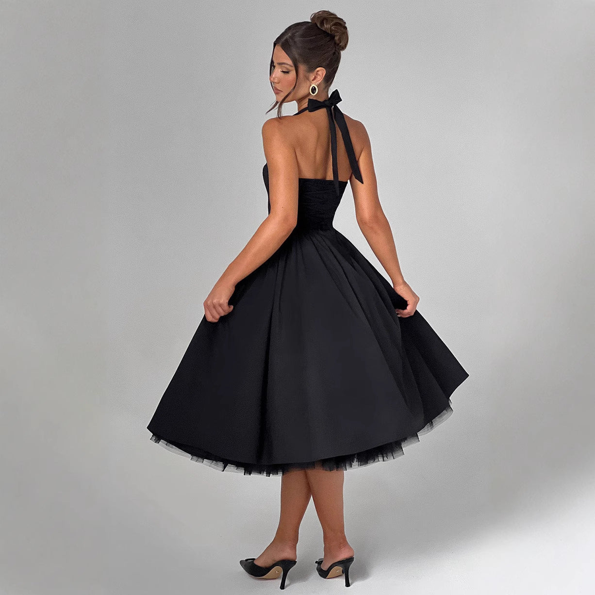2025 Europe And The United States Cross-border New Dress Tutu Skirt Amazon Evening Dress Women's Independent Station Explosion Lace Skirt