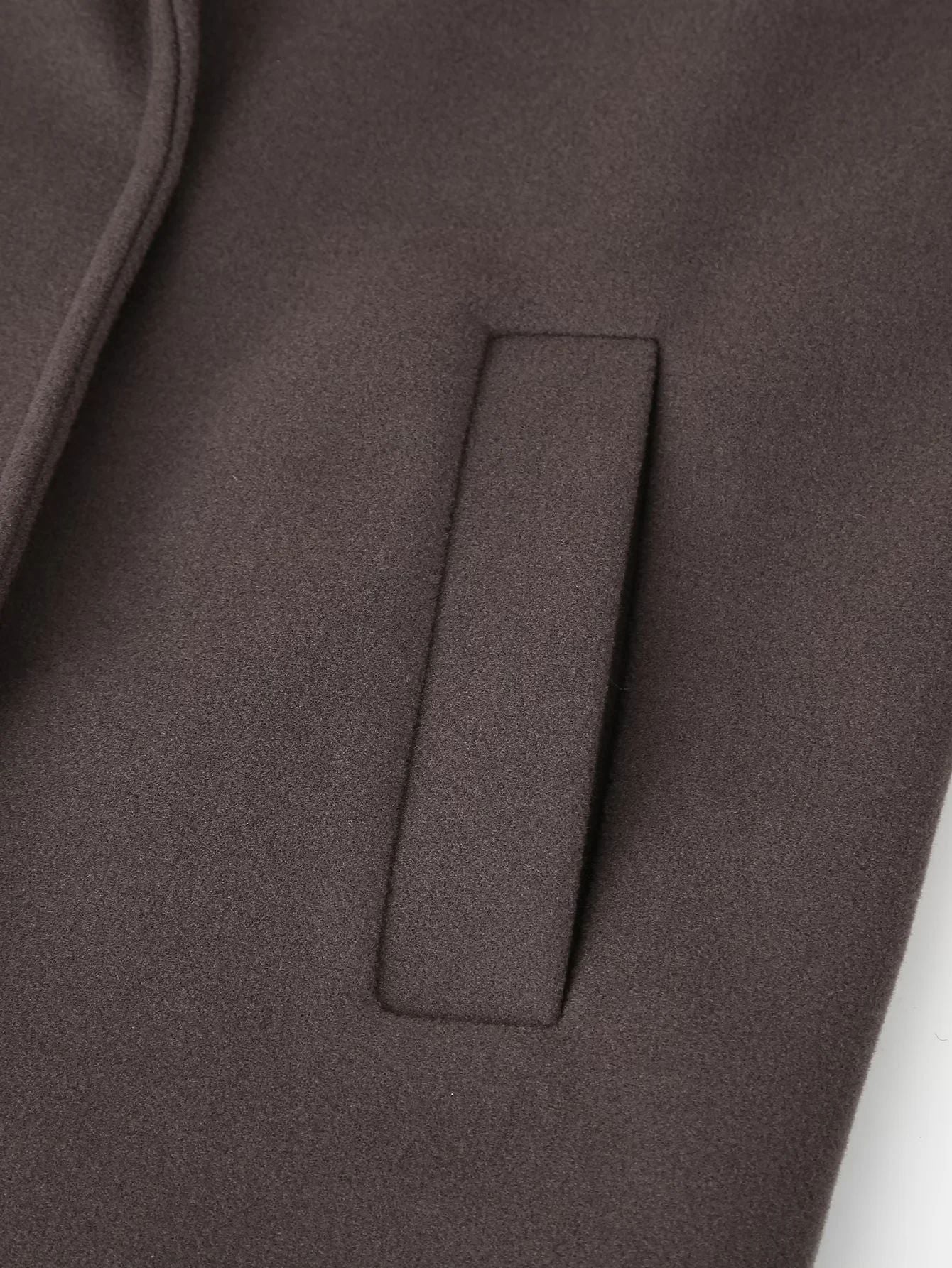 Manteau court en laine