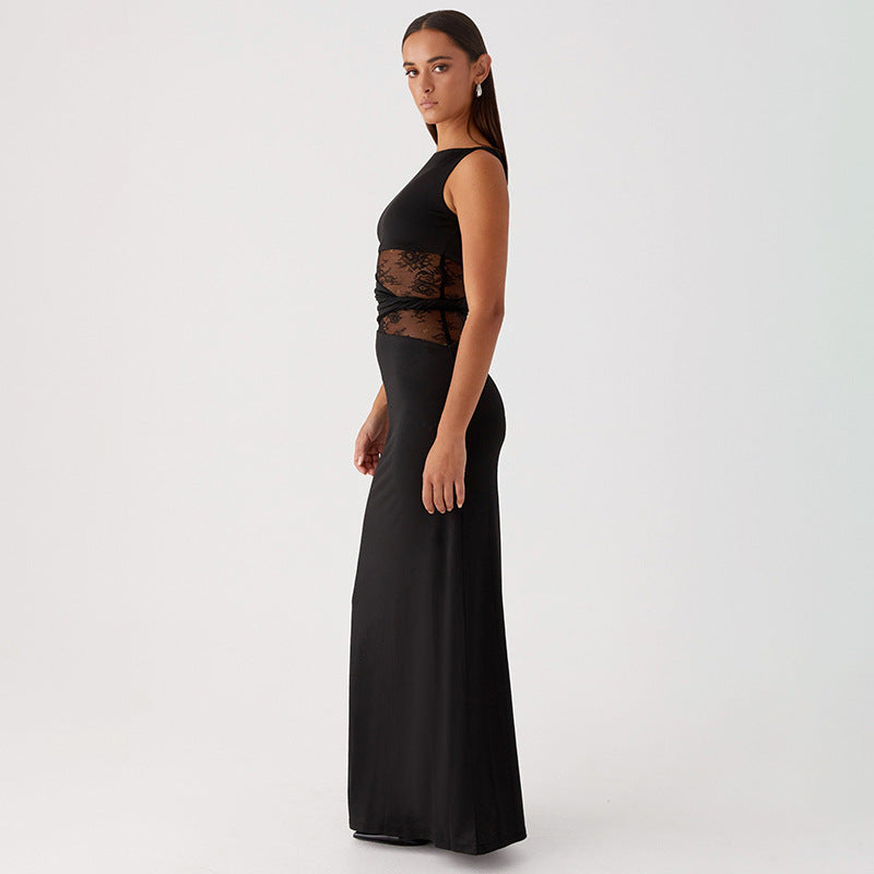 Robe Longue Asymétrique à Découpes