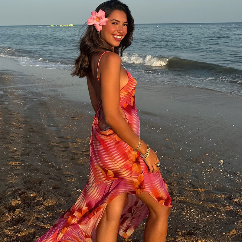 Robe Longue Fleur Tropical