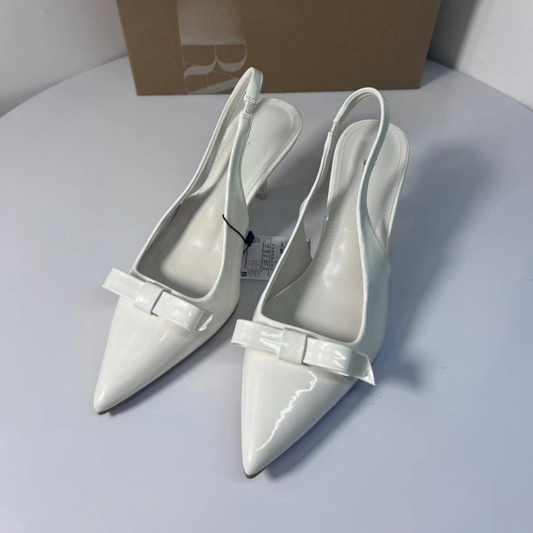 Escarpins Vernis Style Femme à Talon Pointu