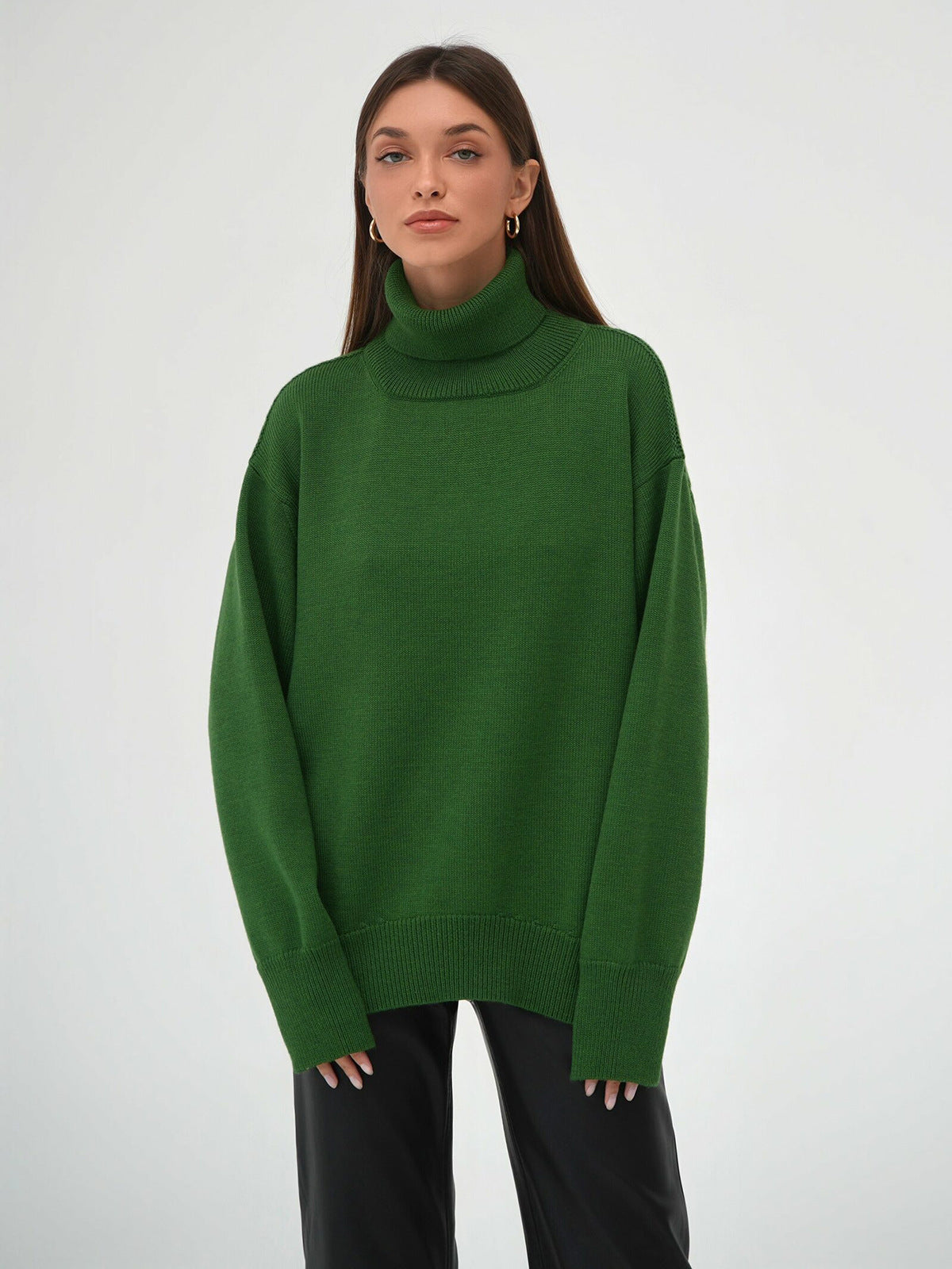 Pull Col Roulé Femme