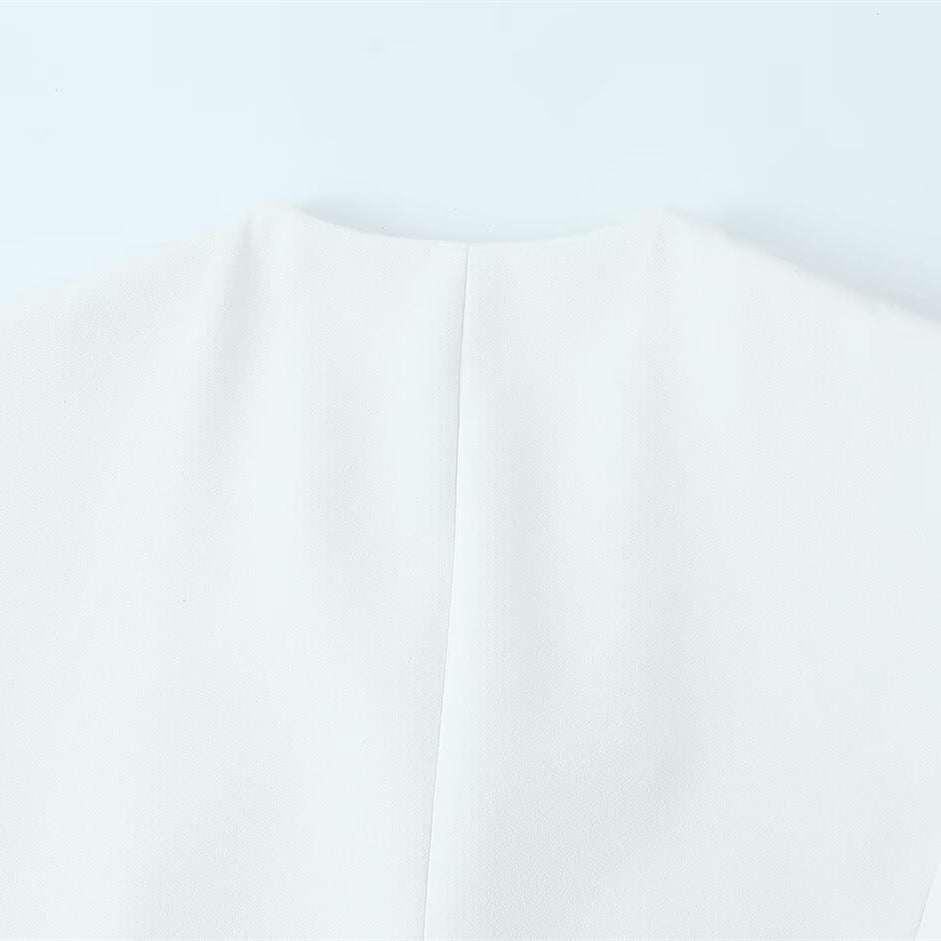 Gilets asymétrique sans manche et Pantalon large