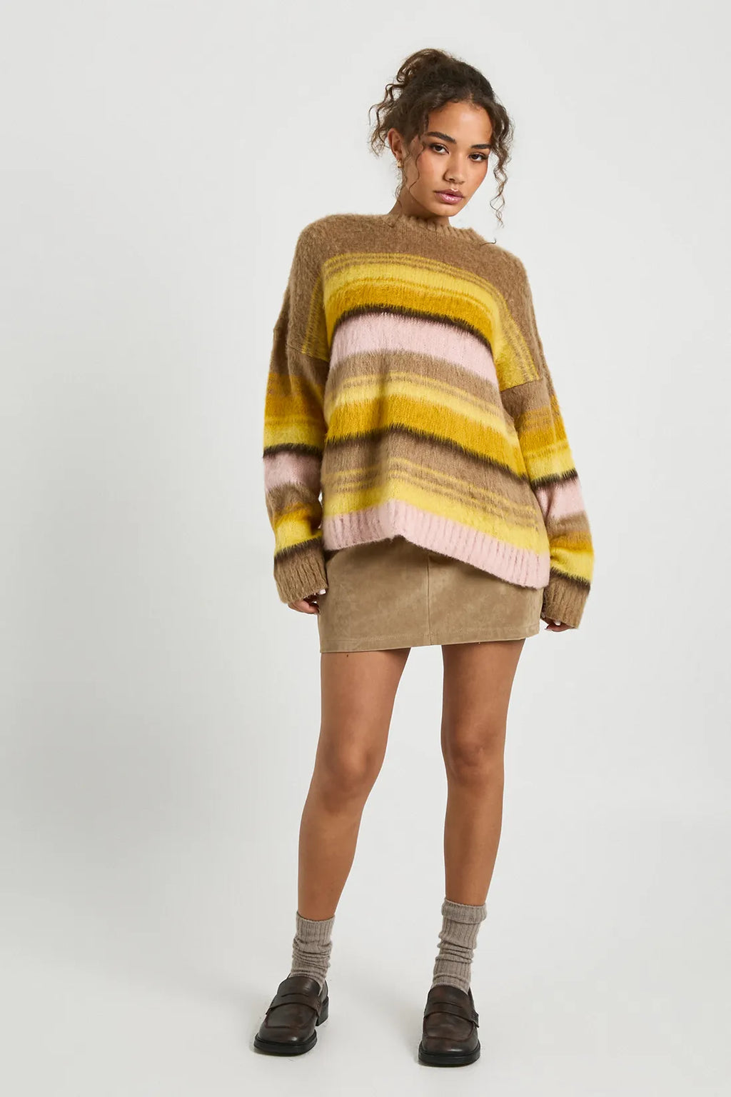 Pull Mohair Femme – Col Rond