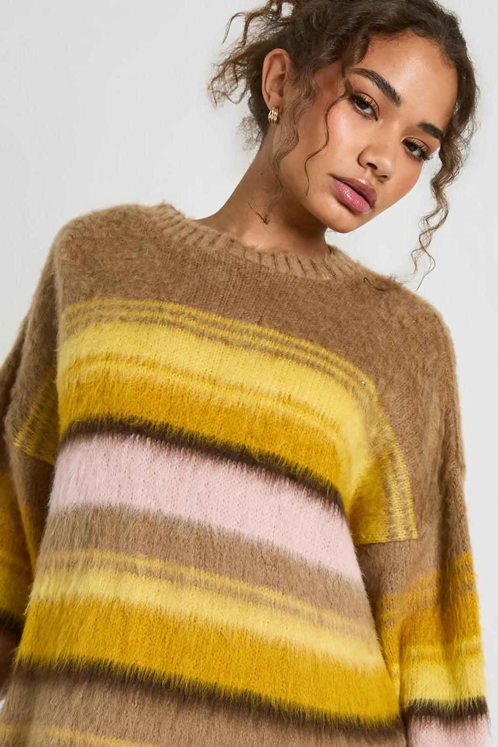 Pull Mohair Femme – Col Rond