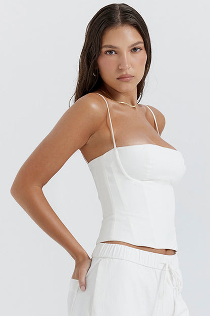 Débardeur Court à Bretelles