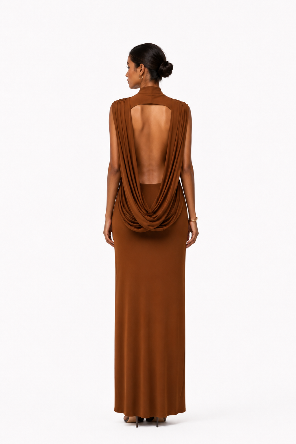 Robe Drapée Dos Nu