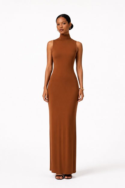 Robe Drapée Dos Nu