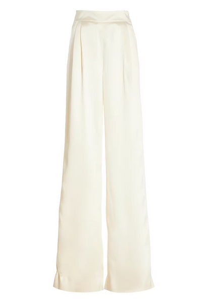 Pantalon fluide satiné