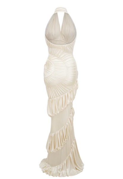 Robe Sculptée Drapée