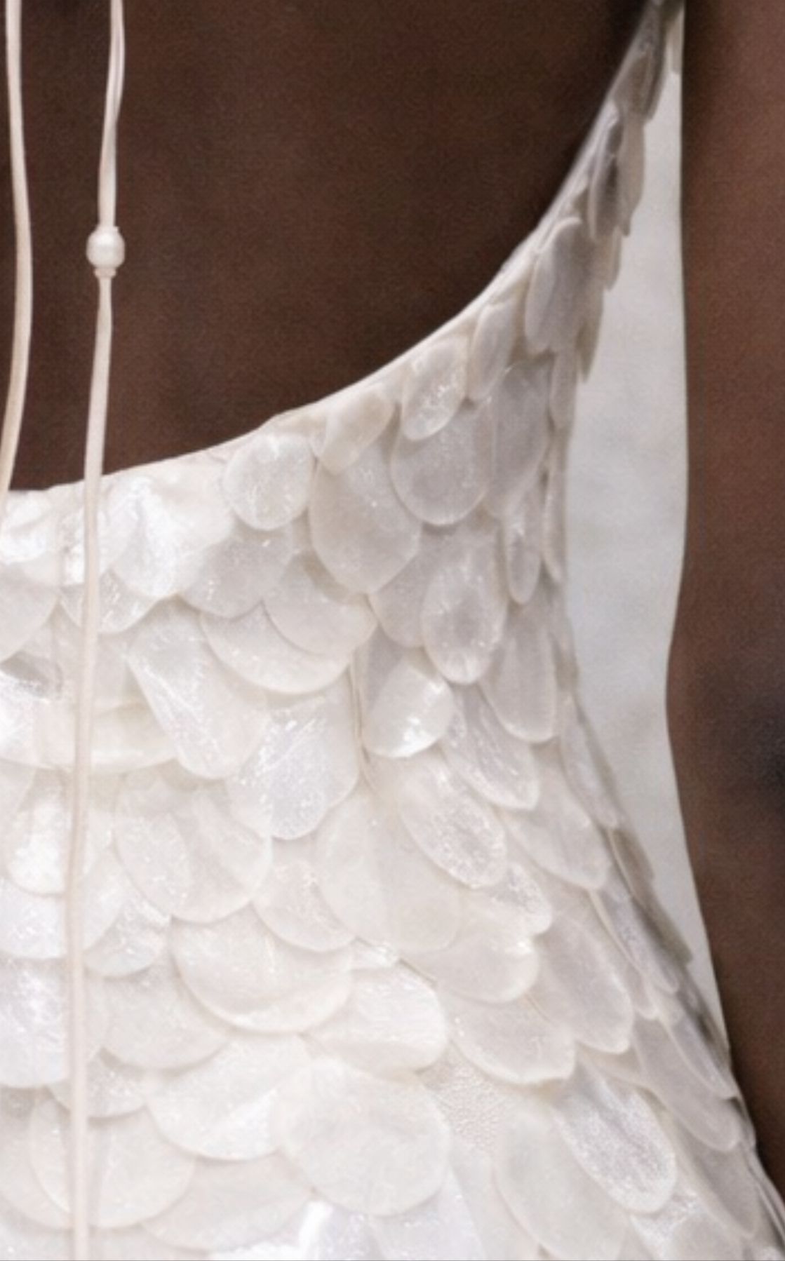 robe courte nacre – édition atelier