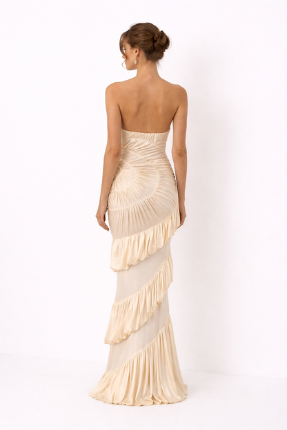 Robe Sculptée Drapée